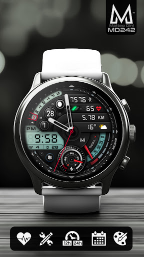 MD242 Hybrid watch face Bildschirmfoto 10