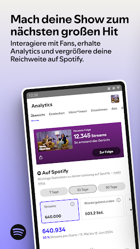 Spotify for Creators Bildschirmfoto 1