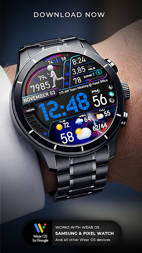 PER23 Digital Watch Face Bildschirmfoto 11