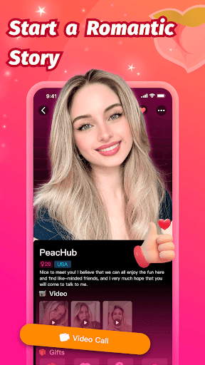 PeacHub - Online Video Chat Bildschirmfoto 1
