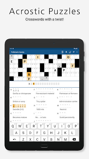 Acrostic Crossword Puzzles Bildschirmfoto 2