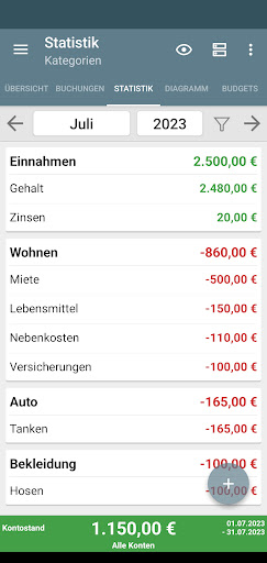 Mein Haushaltsbuch Bildschirmfoto 10
