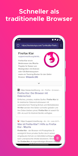 Firefox Focus Browser Bildschirmfoto 15