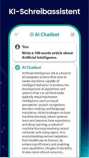 KI-Chat-App – KI-Chatbot Bildschirmfoto 6