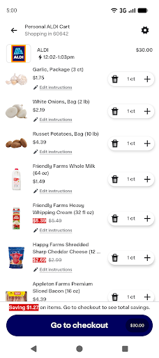 ALDI Grocery Pickup & Delivery Bildschirmfoto 3