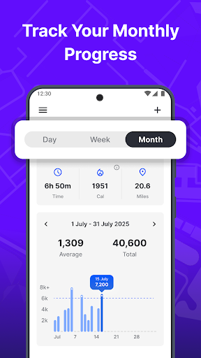 Step Tracker Launcher Bildschirmfoto 2