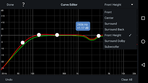 Audyssey MultEQ Editor app Bildschirmfoto 6