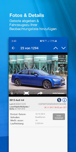 Copart - Online Auto Auktion Bildschirmfoto 5