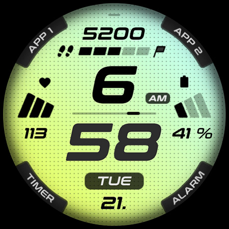 SPORT xR: Watch face Bildschirmfoto 6
