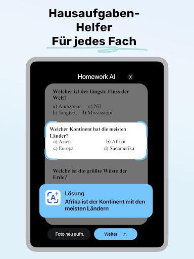 Homework AI – Mathe & Aufsätze Bildschirmfoto 16