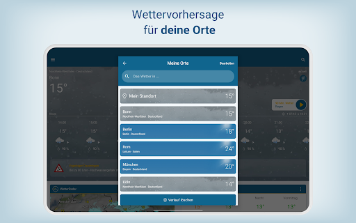 Wetter Online - RegenRadar Bildschirmfoto 25