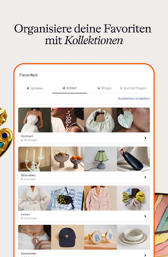 Etsy: Wohnen & Mode kaufen Bildschirmfoto 8