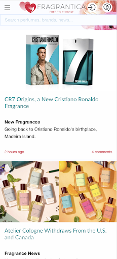 Fragrantica Perfumes Bildschirmfoto 2