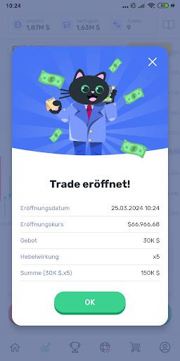 Simulator—Kryptodevisenhandel Bildschirmfoto 3