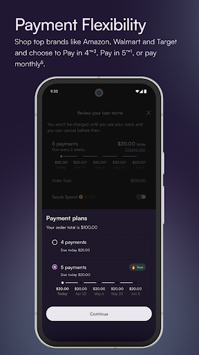 Sezzle: Buy Now, Pay Later Bildschirmfoto 1