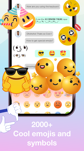 Emoji Keyboard: Fonts & Themes Bildschirmfoto 2