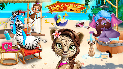 Jungle Animal Hair Salon 2 Bildschirmfoto 1