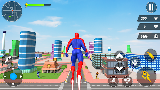 Spider Robot Hero Car Games Bildschirmfoto 3