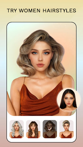 Hair Color Changer: Hairstyles Bildschirmfoto 1
