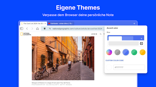 Vivaldi Browser–Schnell&Sicher Bildschirmfoto 9