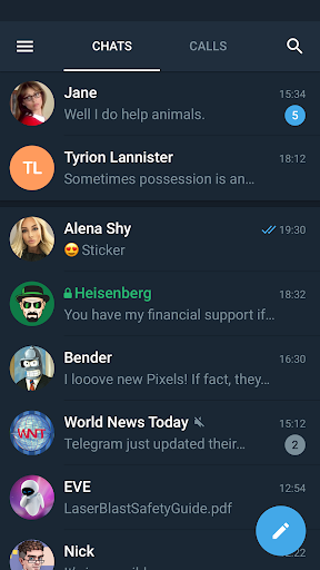 Telegram X Bildschirmfoto 1
