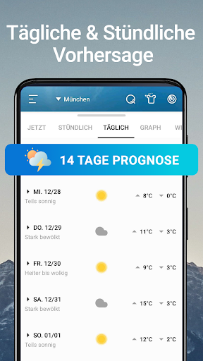 Wetterzeitleiste Lokales Radar Bildschirmfoto 4