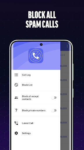 Call Blocker - Block Numbers Bildschirmfoto 3