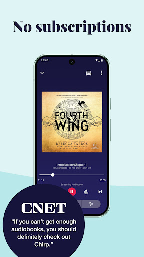 Chirp Audiobooks Bildschirmfoto 1