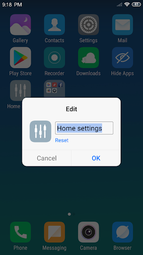 X Launcher Pro Bildschirmfoto 2