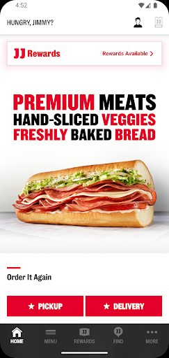 Jimmy John's Sandwiches Bildschirmfoto 1
