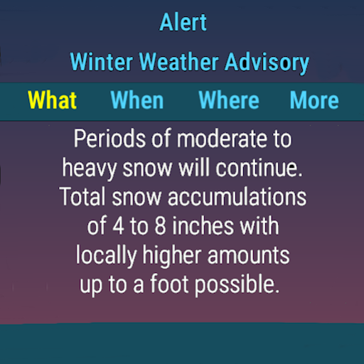 SkyHalo Weather for Wear OS Bildschirmfoto 2