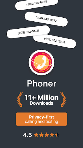 Phoner: Second Phone Number Bildschirmfoto 3
