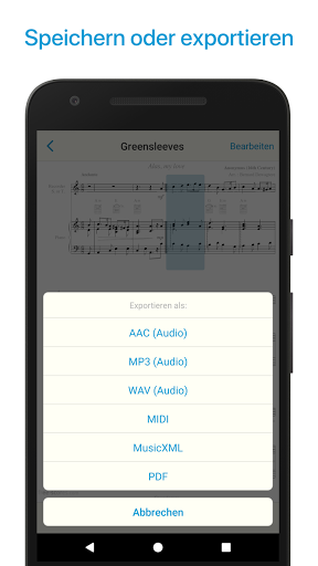 Musik Noten Scanner, Leser app Bildschirmfoto 1