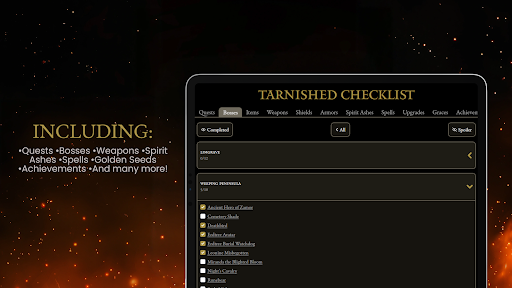 Tarnished Checklist Premium Bildschirmfoto 22