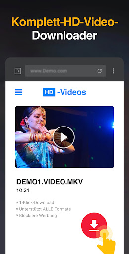 HD Video Downloader-App Bildschirmfoto 2