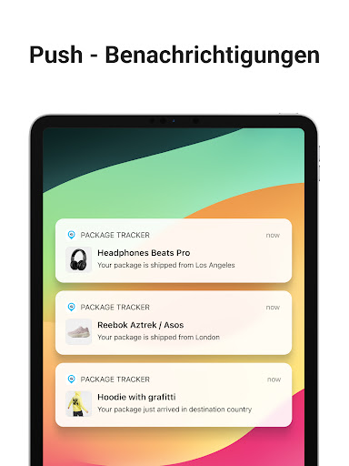 Sendungsverfolgung - paket app Bildschirmfoto 8