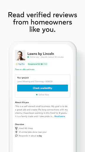 Thumbtack: Hire Service Pros Bildschirmfoto 1
