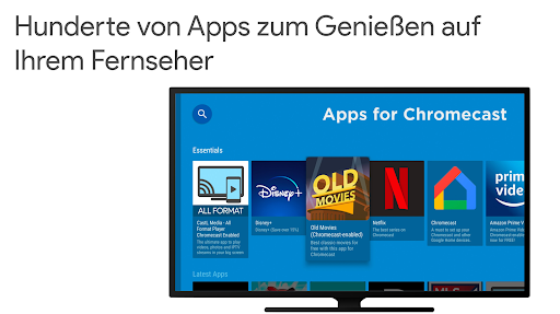Apps für Chromecast Bildschirmfoto 6