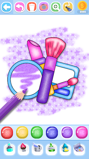 Glitter Beauty Coloring Pages Bildschirmfoto 17