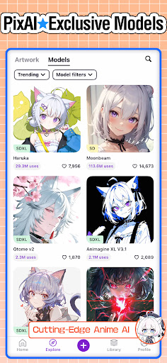 PixAI: AI Anime Generator Bildschirmfoto 9