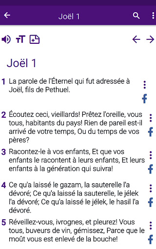 Bible en français courant Bildschirmfoto 19