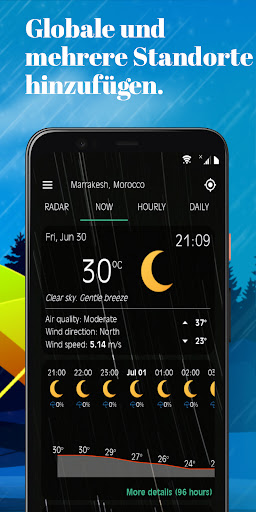 Wetterradar — Sturmkarte Live Bildschirmfoto 1