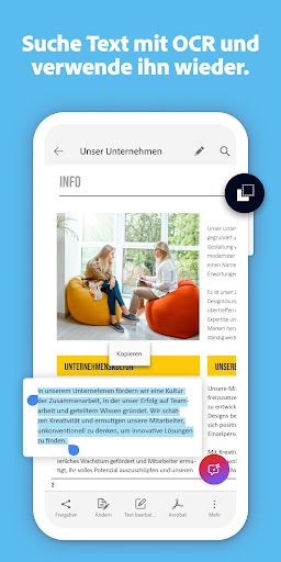 Adobe Scan KI-PDF Scanner, OCR Bildschirmfoto 1