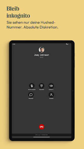 Hushed – Zweite Telefonnummer Bildschirmfoto 2