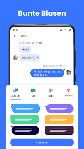 Nachrichten:SMSNachrichtentext Bildschirmfoto 8
