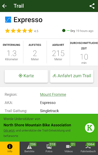 Trailforks Bildschirmfoto 4