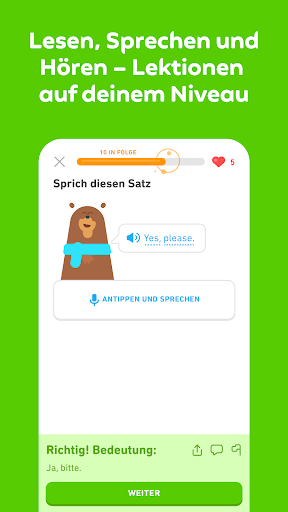 Duolingo: Sprachen & Schach Bildschirmfoto 11