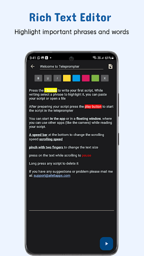 Nano Teleprompter Bildschirmfoto 4
