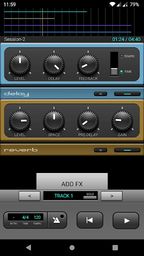 J4T Multitrack Recorder Bildschirmfoto 4