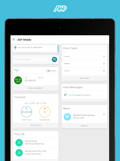 ADP Mobile Solutions Bildschirmfoto 11